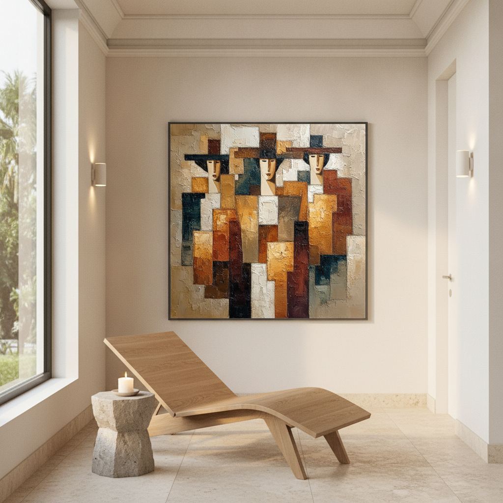 Therapeutic Palettes: Acrylic Art for Residential Spas