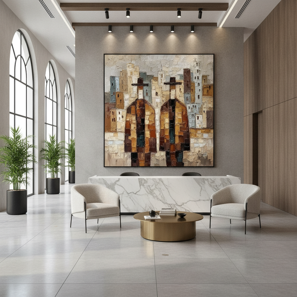 Market Perception: How Hand-Painted Art Signals Professional Success