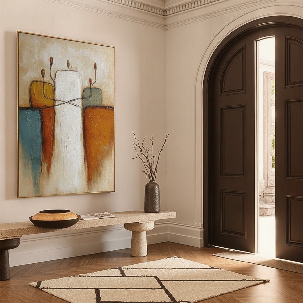 Staging for Luxury: Hand-Painted Art for High-Value Listings