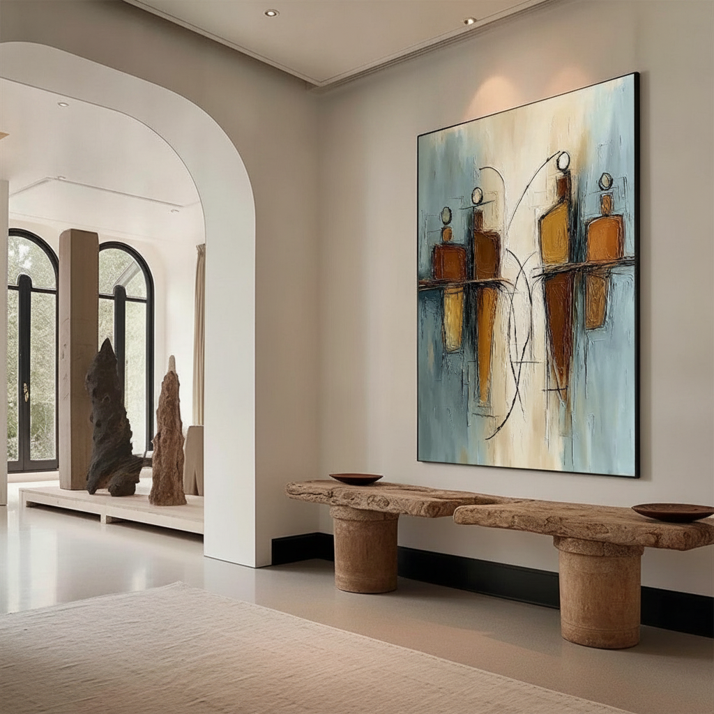 Chromatic Narrative: Linking Artworks Through Color Theory