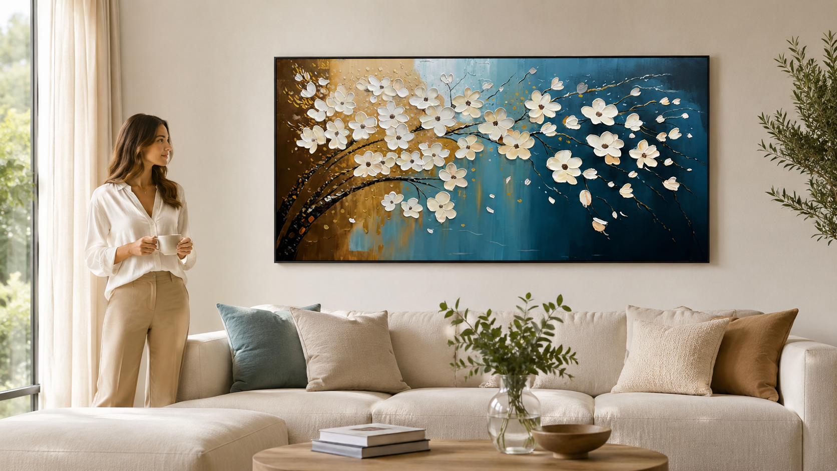 Why Wall Art Size Changes the Feeling of a Room