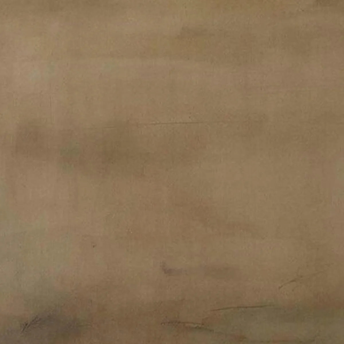 EARTHY MINIMALIST LANDSCAPE: Minimalist Abstract Painting in Brown