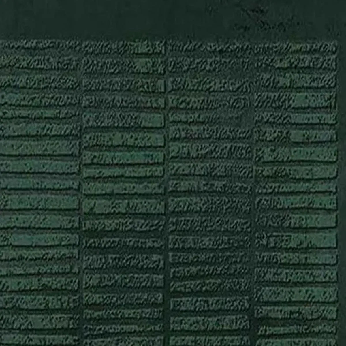 DARK GREEN TEXTURED GRID: Minimalist Textured Painting