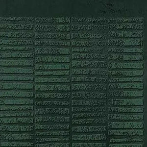 Dark Green Textured Grid by Javier Ramirez: minimalist art, textured surface, grid pattern, modern decor, green hues