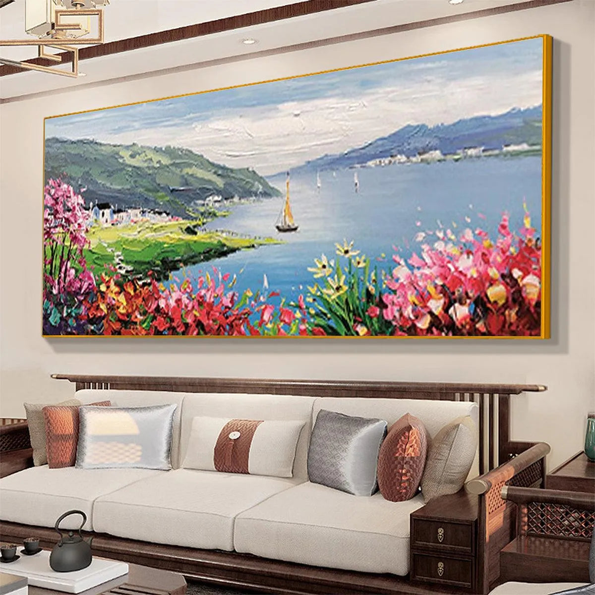 SEASIDE CHARM: Impressionist Coastal Landscape Painting