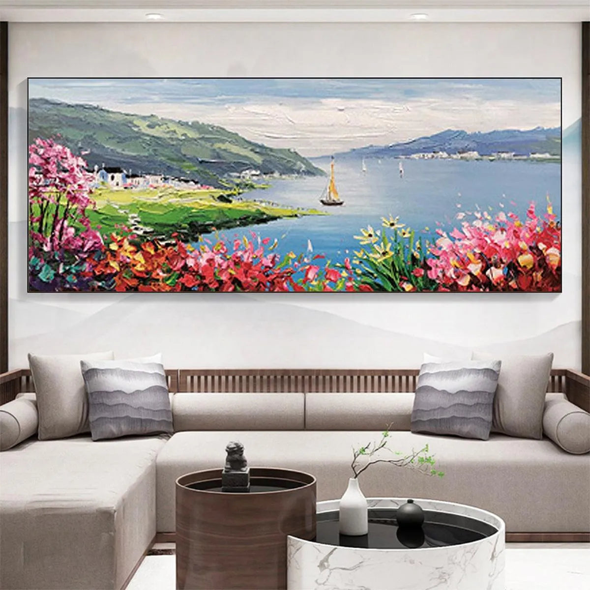 SEASIDE CHARM: Impressionist Coastal Landscape Painting