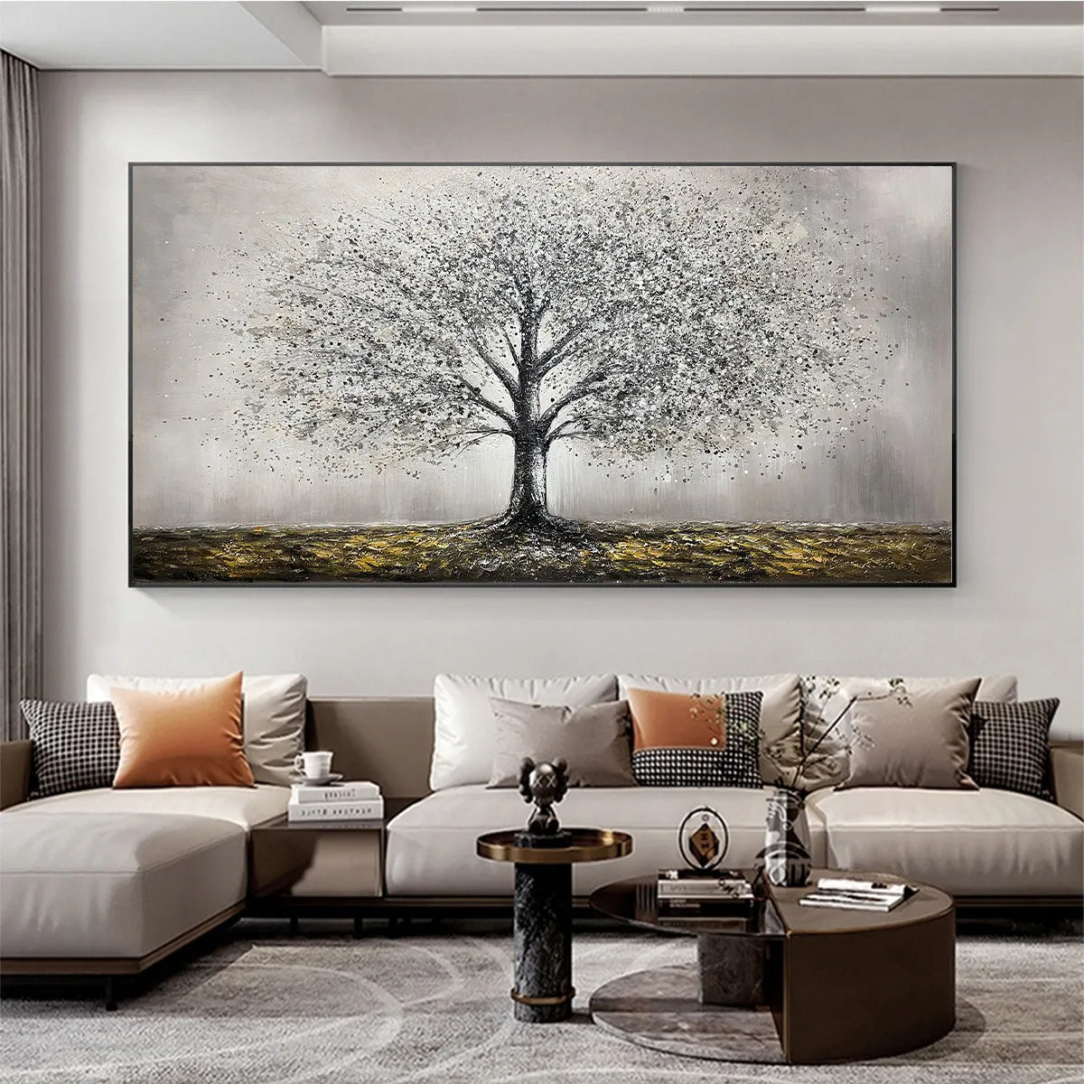 GOLDEN ROOTS: Tree Painting with Textured Gold Ground