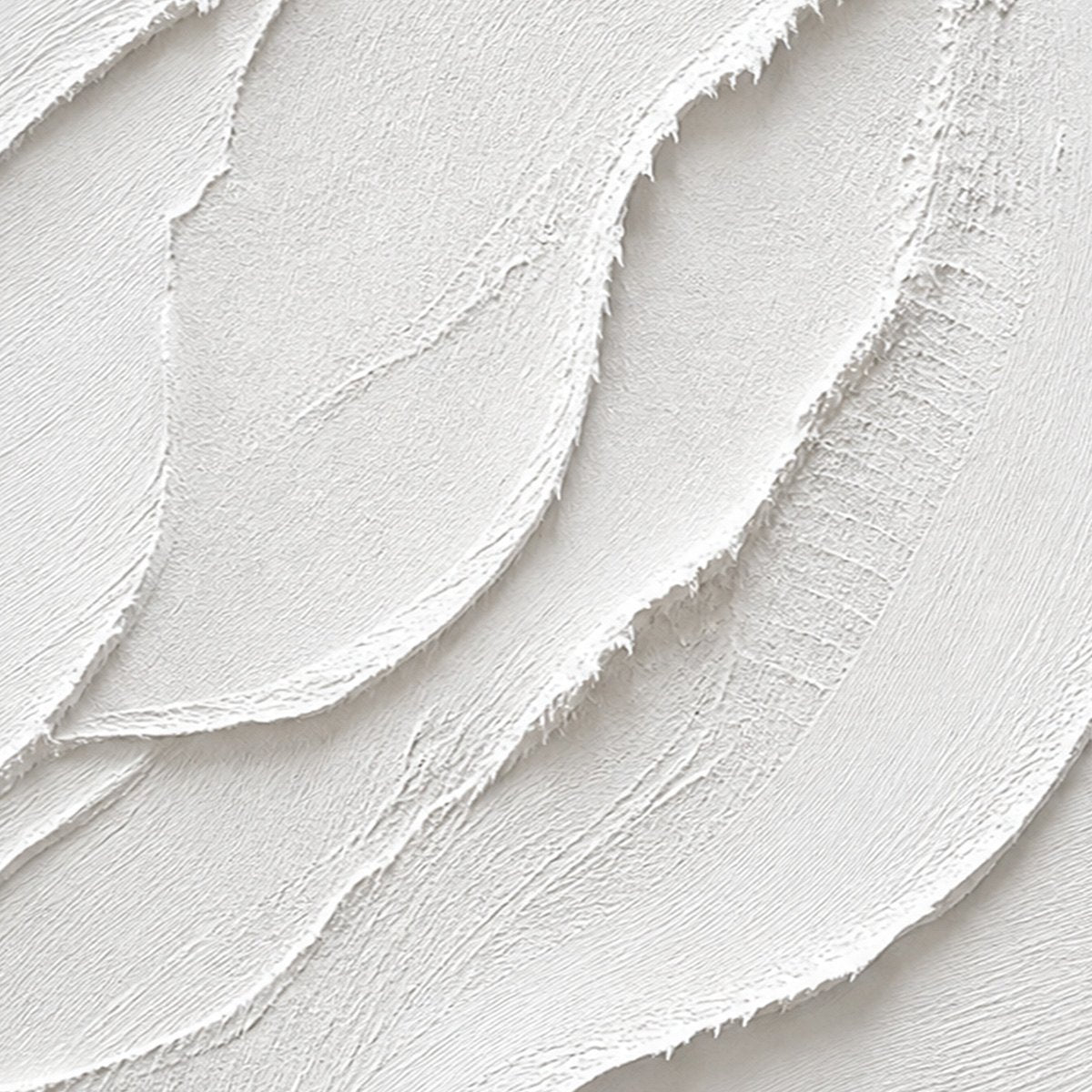 AEGEAN CALM: Minimalist White Textured Wabi Sabi Wall Art Set