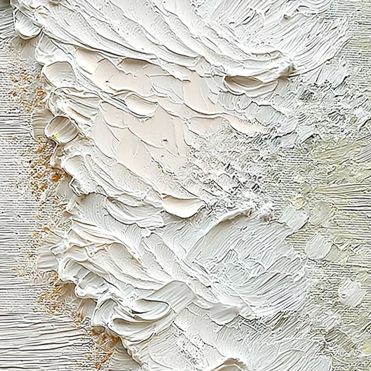 AEGEAN FOAM: Textured Wabi Sabi Abstract Ocean Art