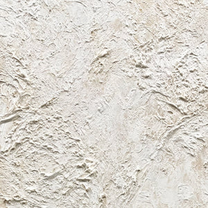 ALABASTER VEIL: Textured Wabi Sabi Minimalist Painting