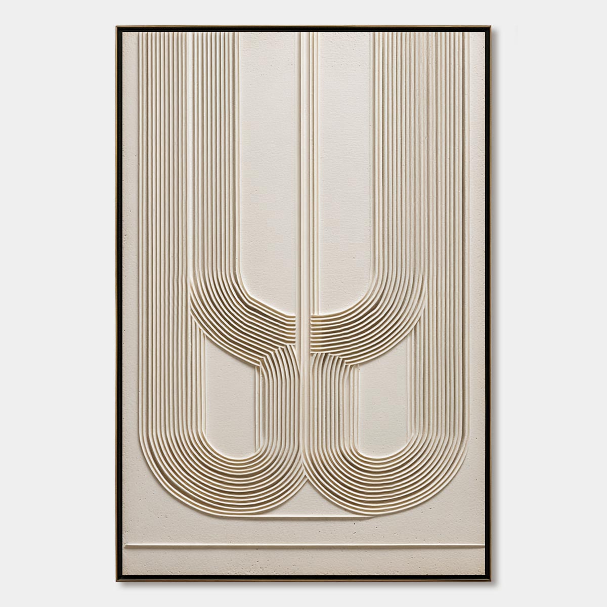 ARCADE: Textured Minimalist Architectural Abstract Painting