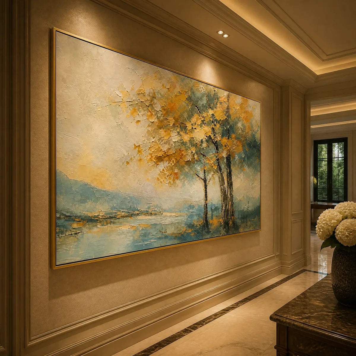 AUTUMN WHISPER: Soft Autumn Tree Landscape