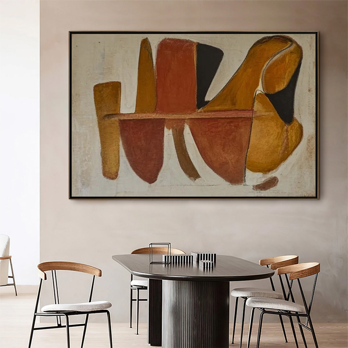 AUTUMN RHAPSODY: Abstract Impasto Palette Knife Oil Painting on Canvas