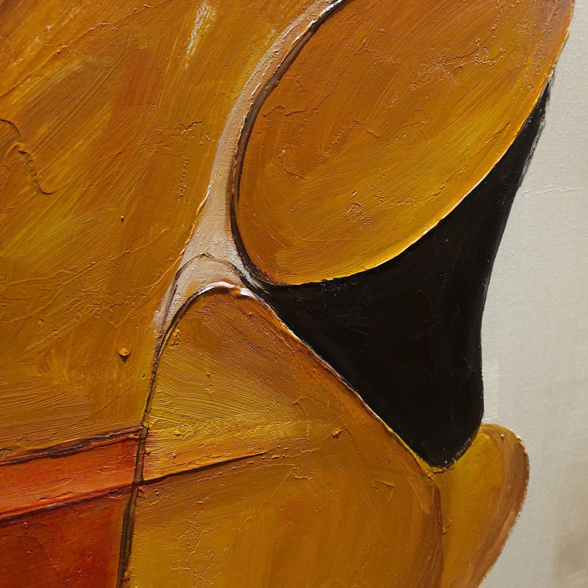 AUTUMN RHAPSODY Abstract Impasto Palette Knife Oil Painting on Canvas