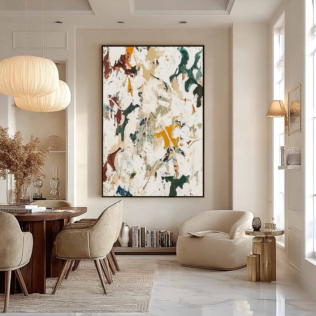 AUTUMN WHISPERS: Textured Abstract Impasto Oil Painting