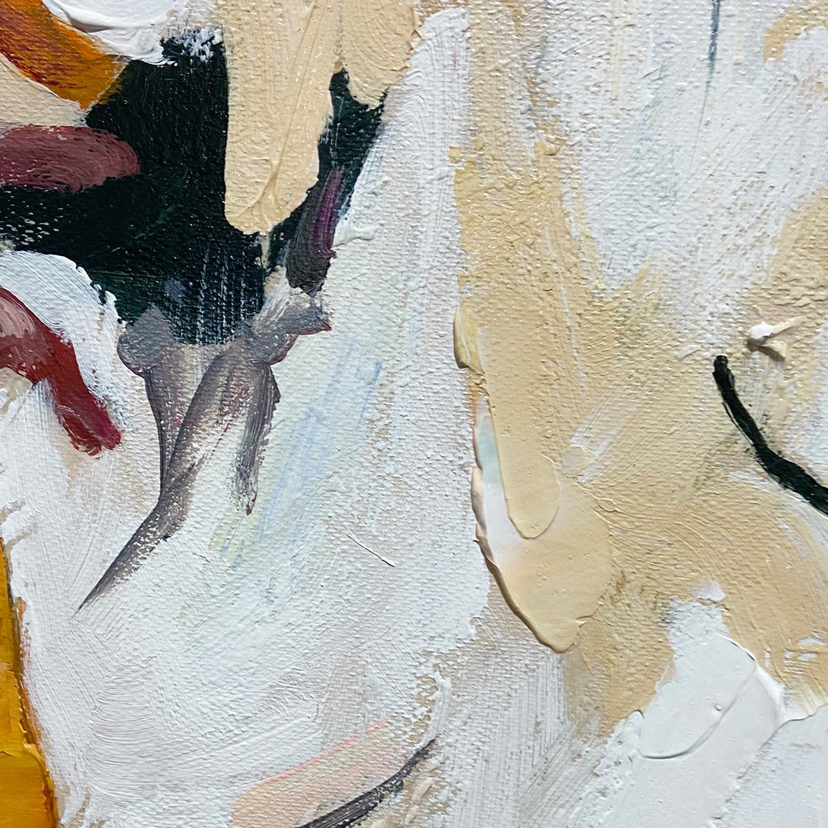 AUTUMN WHISPERS Textured Abstract Impasto Oil Painting