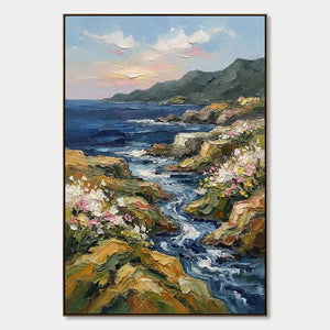 Valley Current hand-painted artwork
