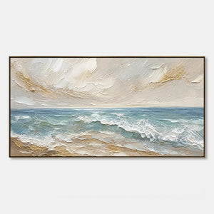 Shoreline Breath hand-painted artwork