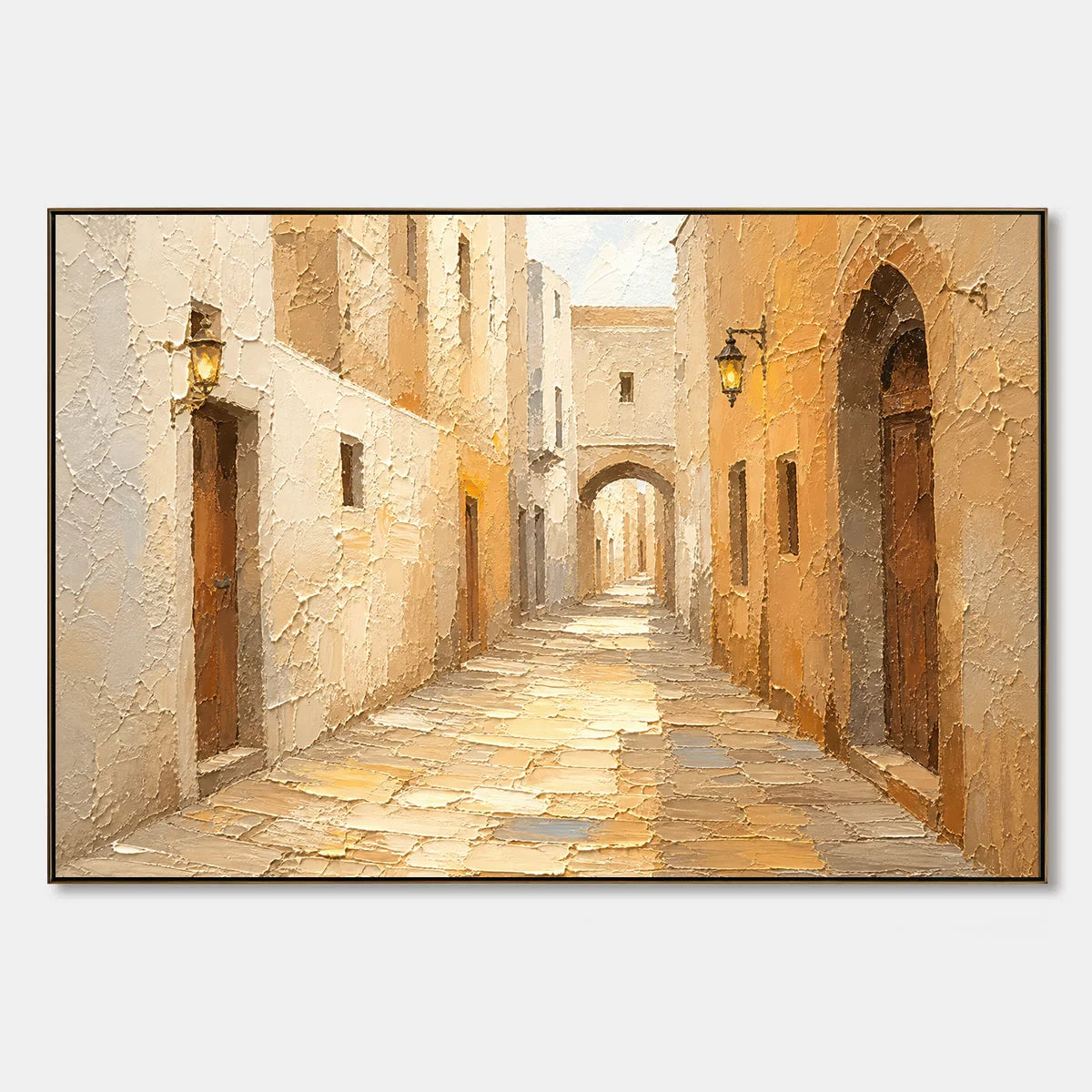 Amber Passage hand-painted artwork