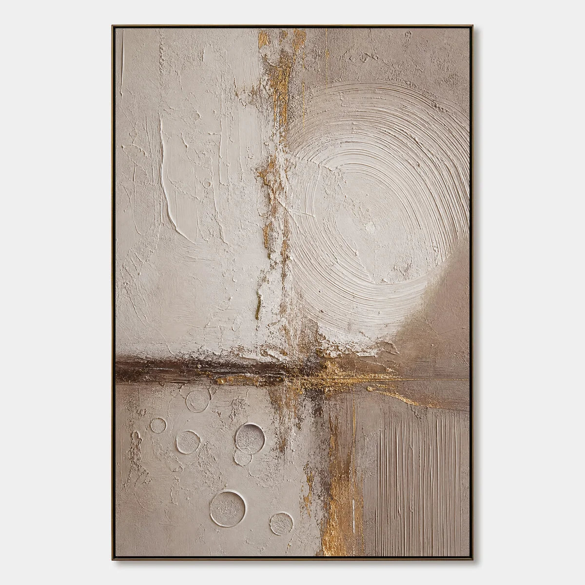 Gilded Divide hand-painted artwork