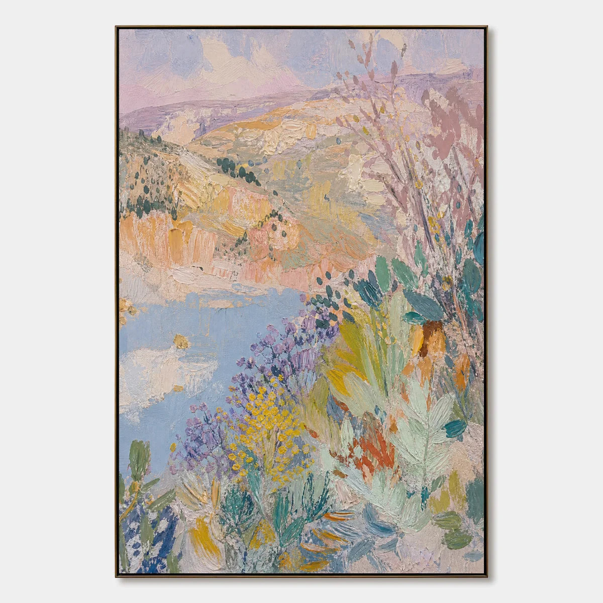 Pastel Garden Light hand-painted artwork