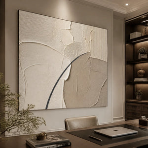 Quiet Contour in a refined office, frameless