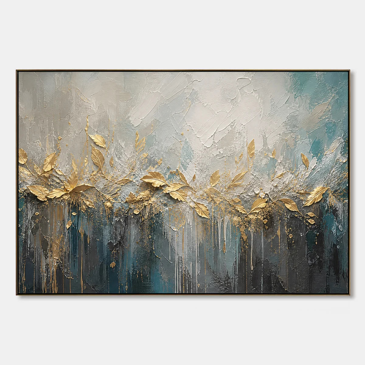 Gilded Reed Horizon hand-painted artwork