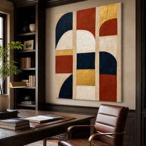 Bauhaus Arches in a refined office, frameless