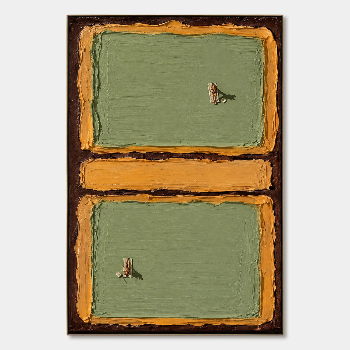 Twin Fairways hand-painted artwork