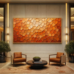 Ember Scale Field in a refined hotel interior with wood frame