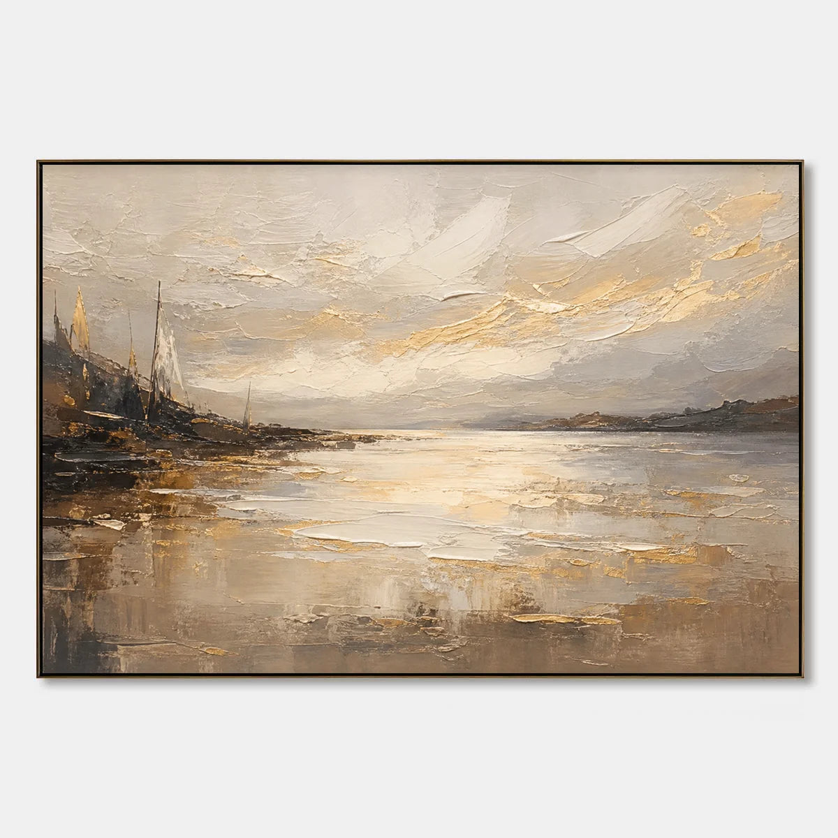 Mist Over Estuary hand-painted artwork