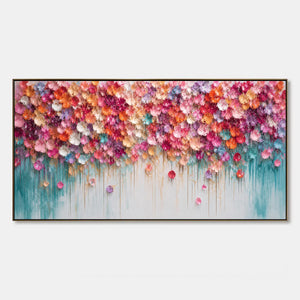 Festival Bloom Cascade hand-painted artwork