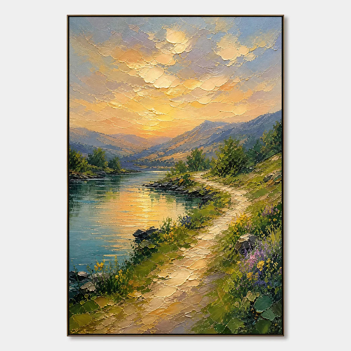 Sunpath Valley hand-painted artwork