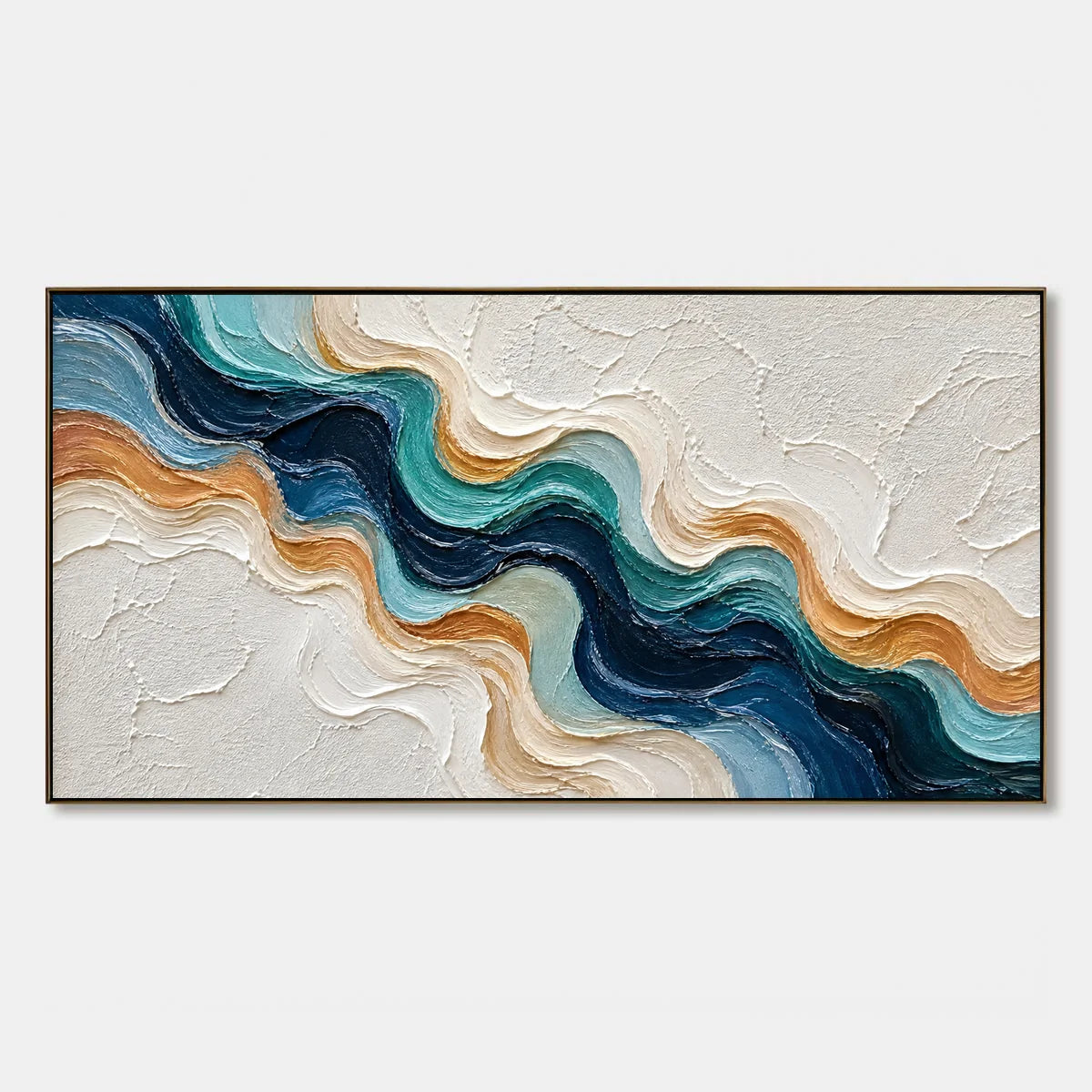 Tidal Ribbon hand-painted artwork