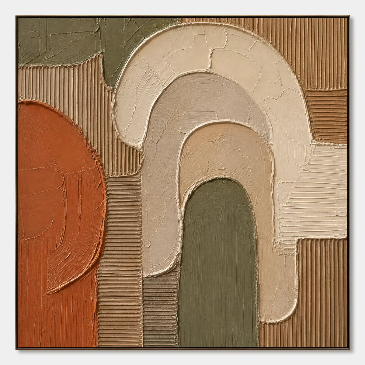 Earthen Archways hand-painted artwork