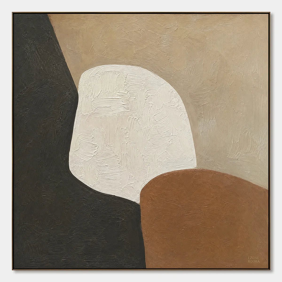 Quiet Forms hand-painted artwork