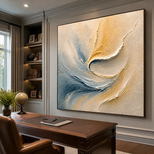 Celestial Fold in a refined office, frameless