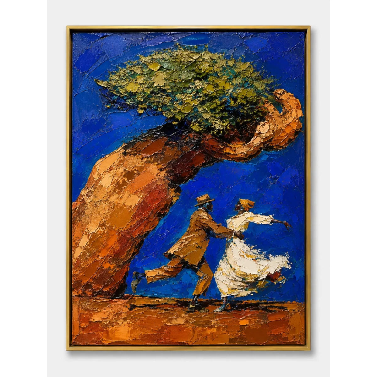 Beneath The Golden Tree hand-painted artwork