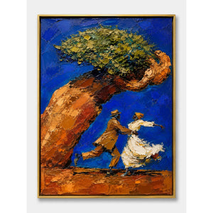 Beneath The Golden Tree hand-painted artwork
