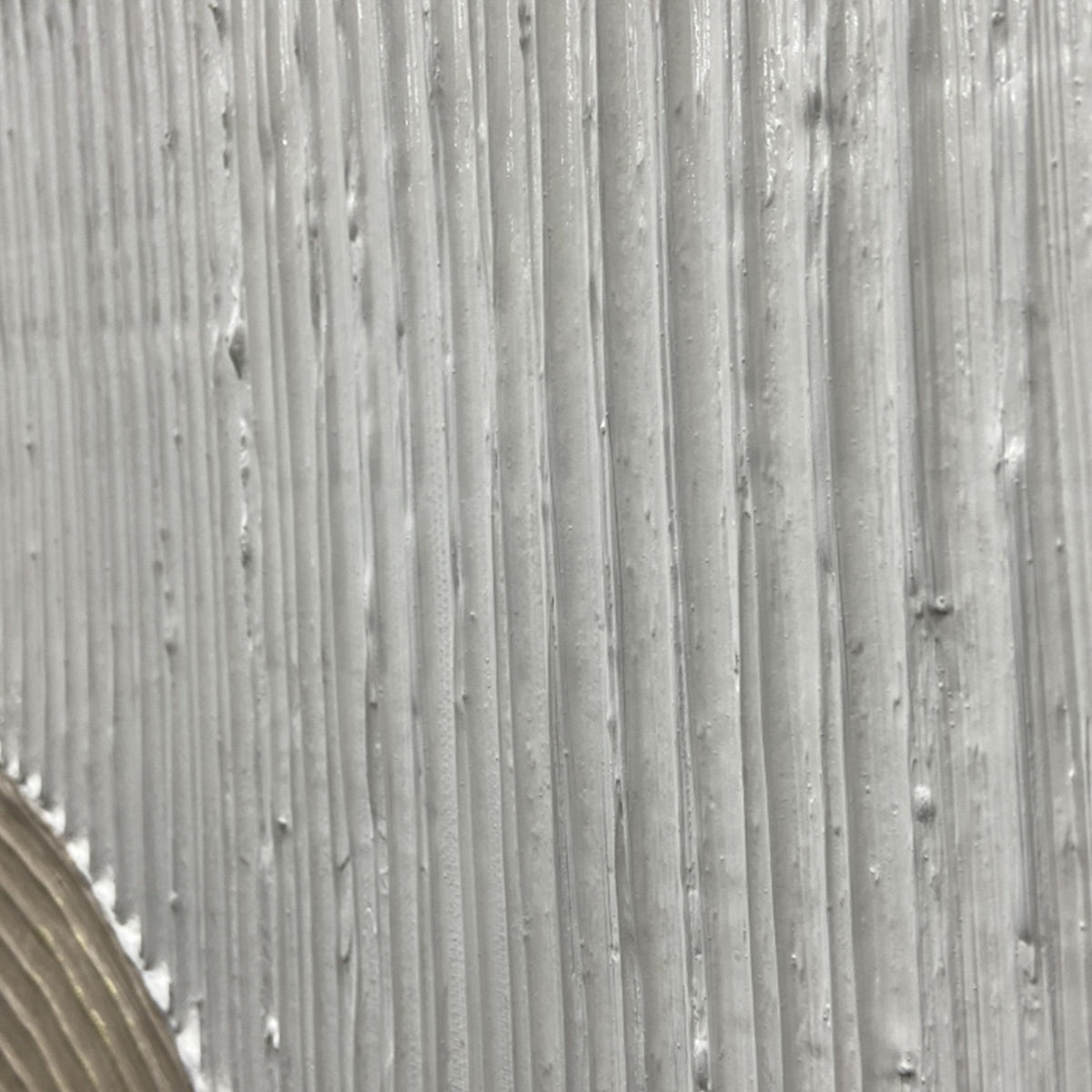 Beige Textured Arches Diptych by Isabella Rossi: Textured abstract painting set of 2 with neutral tones