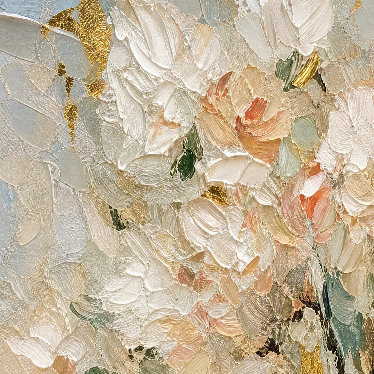BLUSH GARDEN: Pastel Floral Bouquet Painting