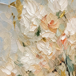 BLUSH GARDEN: Pastel Floral Bouquet Painting
