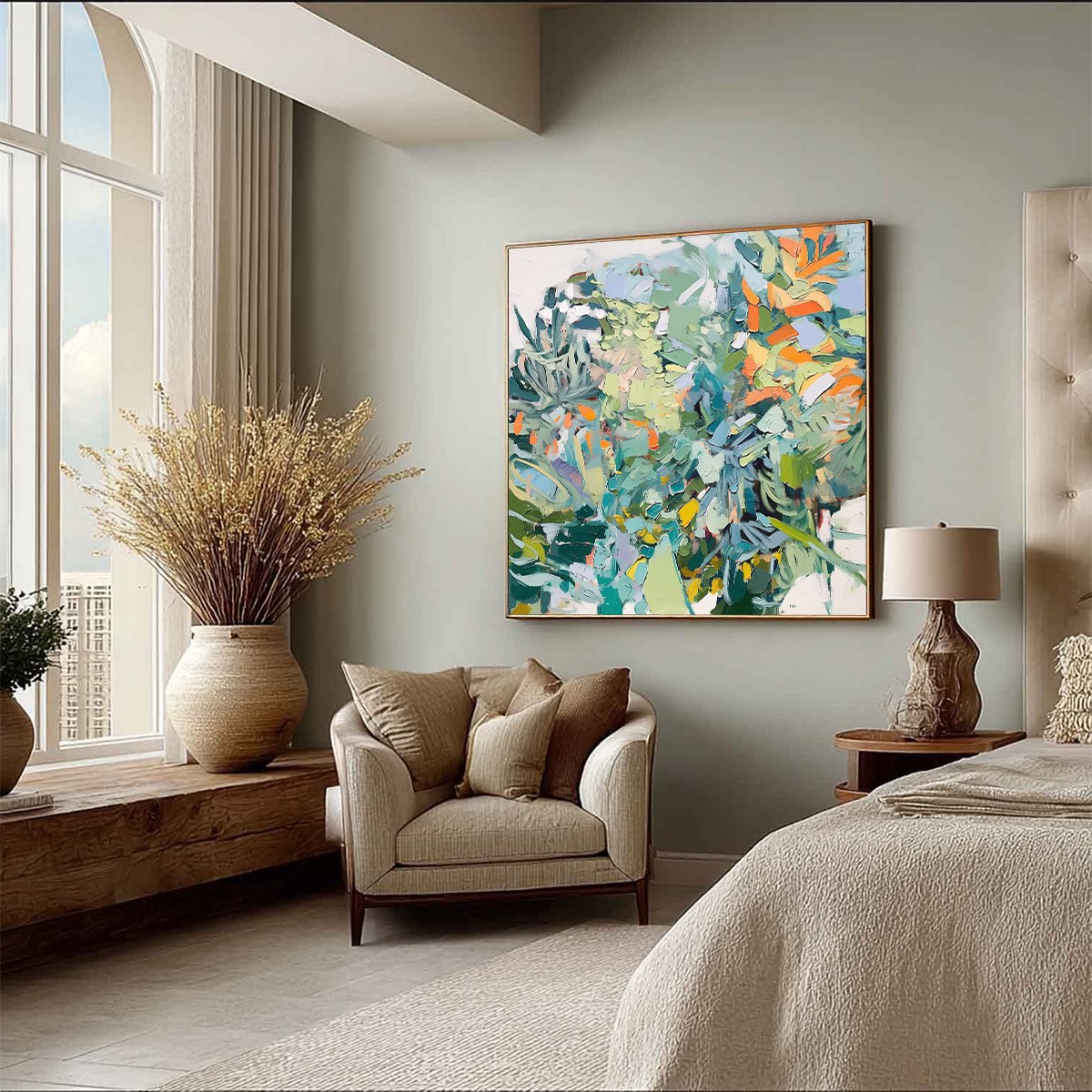 BOTANICAL RHAPSODY: Abstract Impressionist Floral Painting