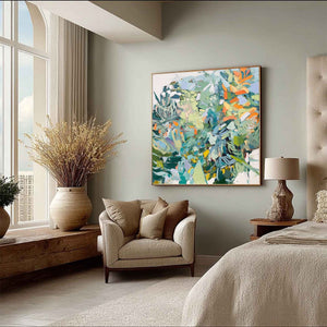 BOTANICAL RHAPSODY: Abstract Impressionist Floral Painting