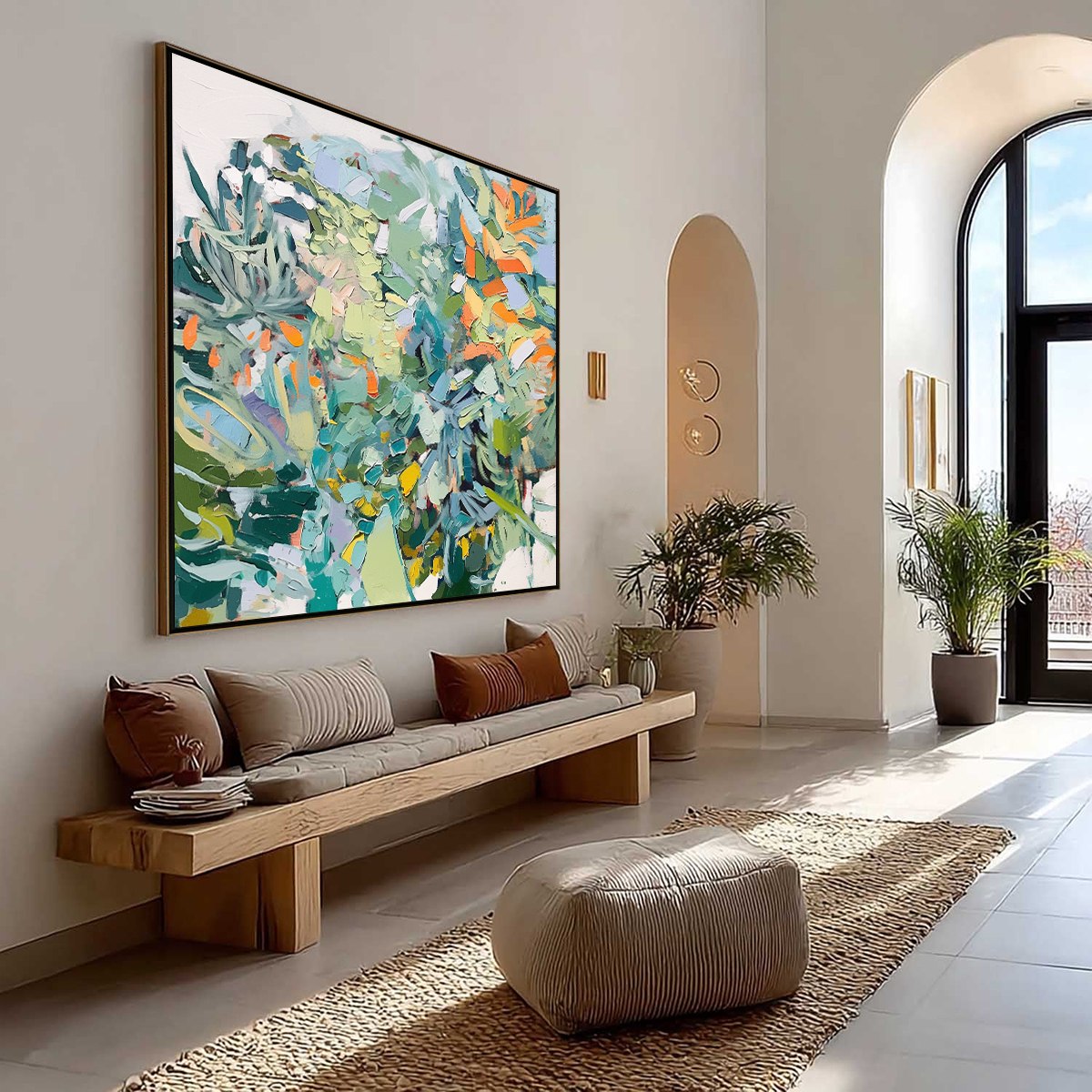 BOTANICAL RHAPSODY: Abstract Impressionist Floral Painting