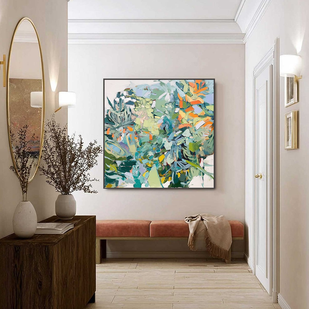BOTANICAL RHAPSODY: Abstract Impressionist Floral Painting