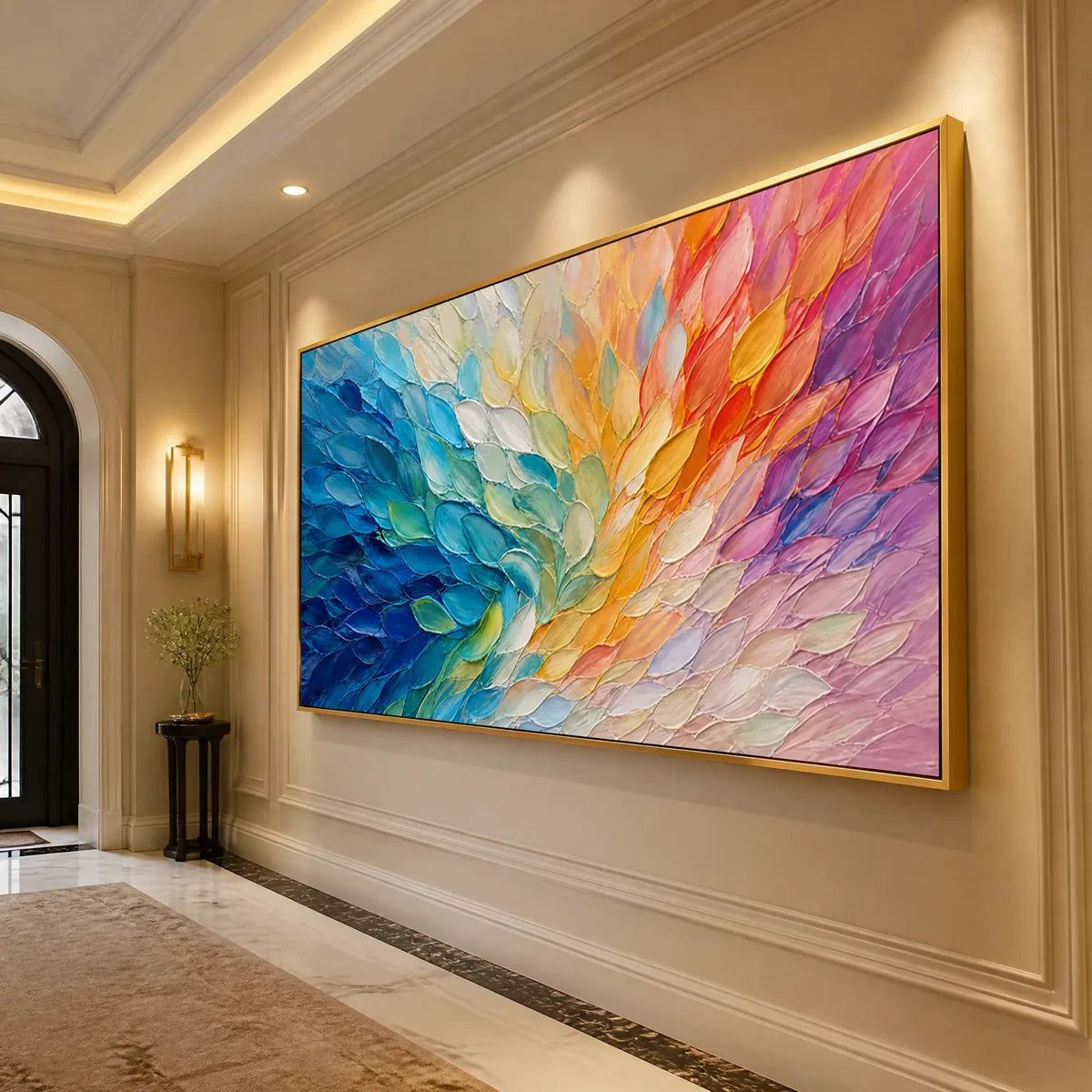 CARNIVAL WINGS: Colorful Wing Abstract Painting