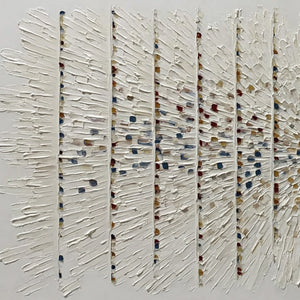 CHROMA PULSE: Textured Wabi Sabi Abstract Painting