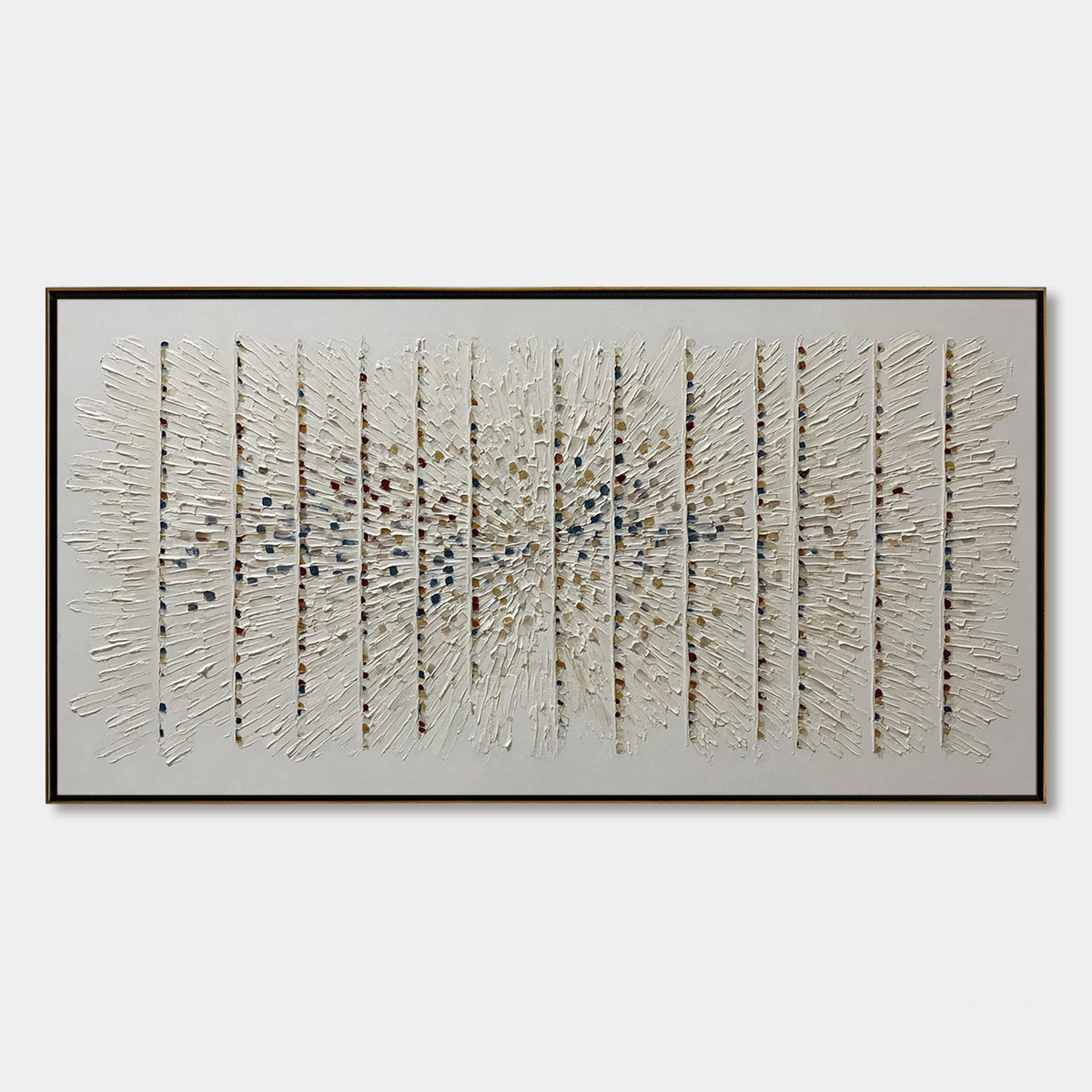 CHROMA PULSE: Textured Wabi Sabi Abstract Painting