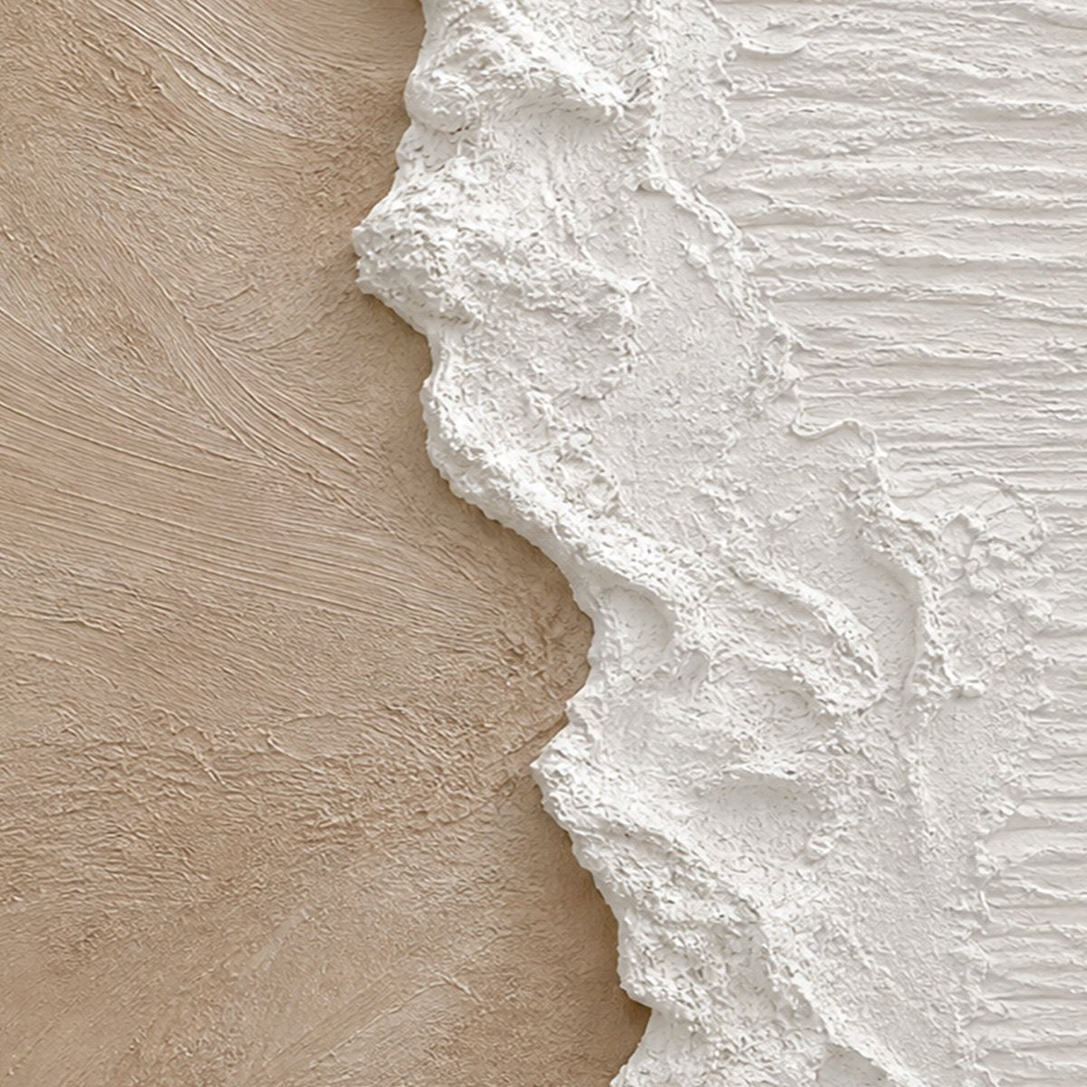 COASTAL CALM: Textured Wabi-Sabi Abstract Beach Painting Diptych